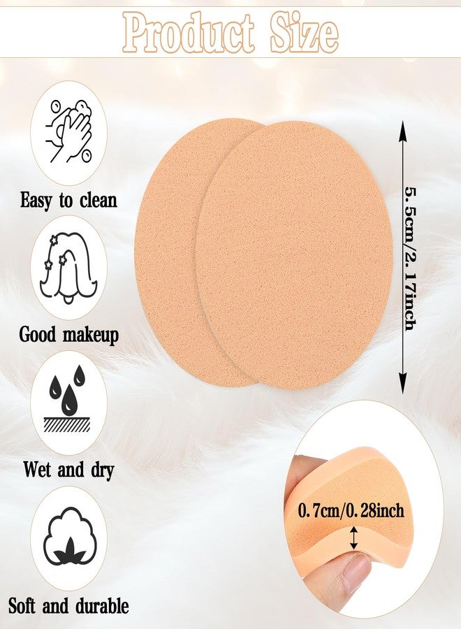 Ymapinc مجموعة إسفنجات مكياج دائرية من Ymapinc، 12 قطعة، لكريم الأساس، وسادات إسفنجية دائرية للوجه، إسفنجة بودرة، إسفنجة خافي العيوب، إسفنجات تجميلية للبودرة المضغوطة، للاستخدام الجاف والرطب - Image 2